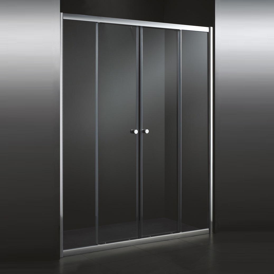 Душевая дверь в нишу Cezares ANIMA-W-BF-2-160-C-Cr 160x195 стекло прозрачное