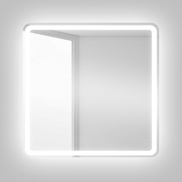 Зеркало BelBagno SPC-MAR-800-800-LED-BTN 80x80 с подсветкой