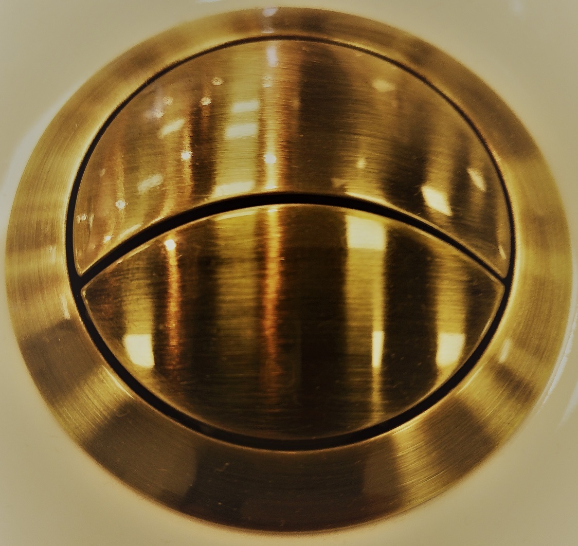 Кнопка смыва Cezares CZR-BTN-G золото