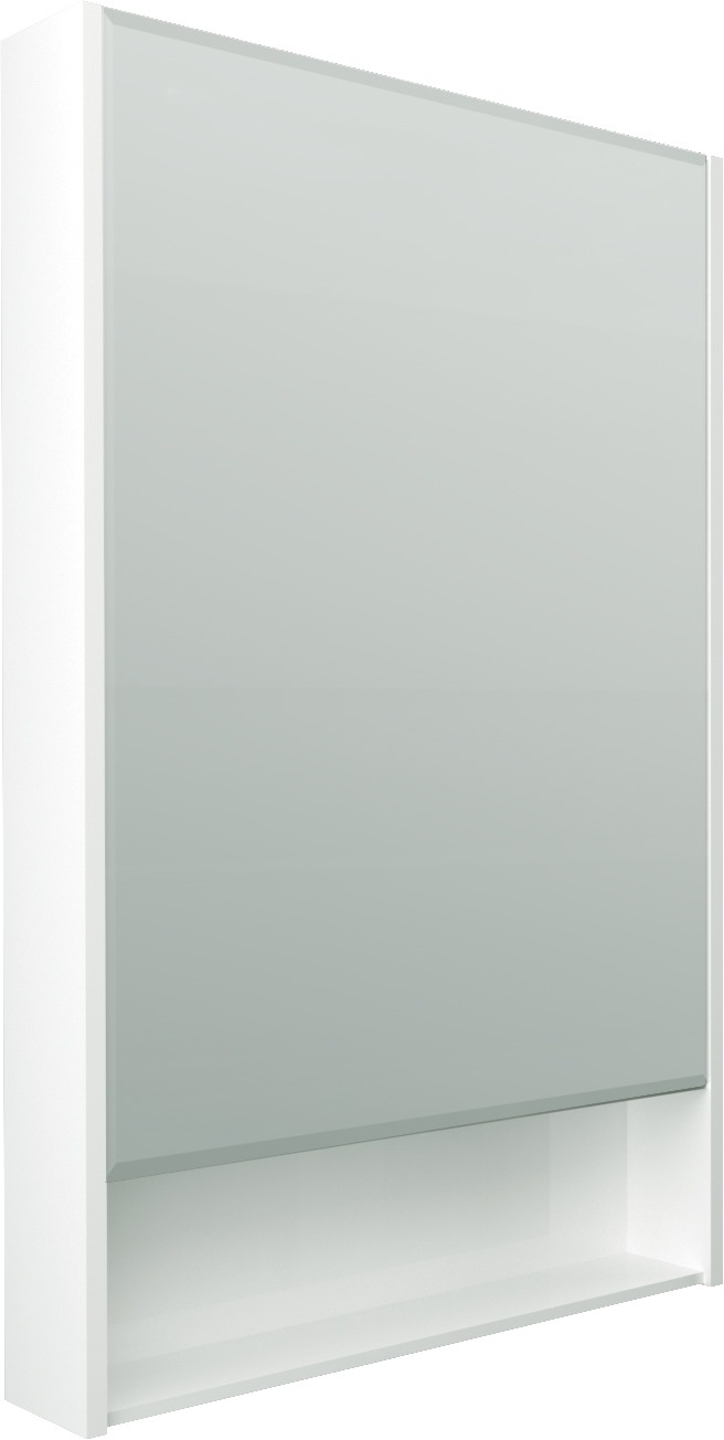 Зеркальный шкаф 1Marka Mira 60, белый глянец