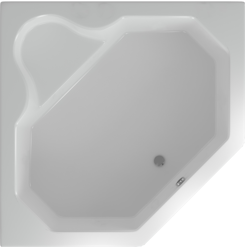 Ванна акриловая Aquatek Лира LIR150-0000032 148x148, вклеенный каркас