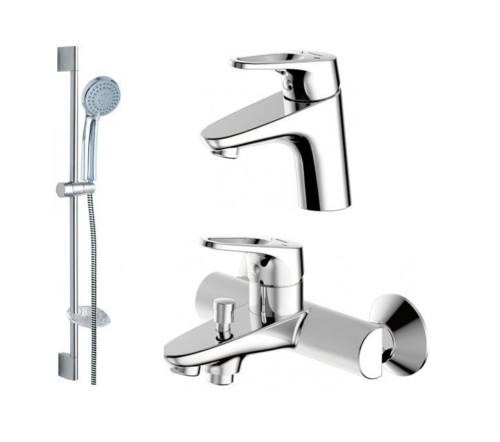 Комплект для ванной комнаты Bravat Drop-D F00312C