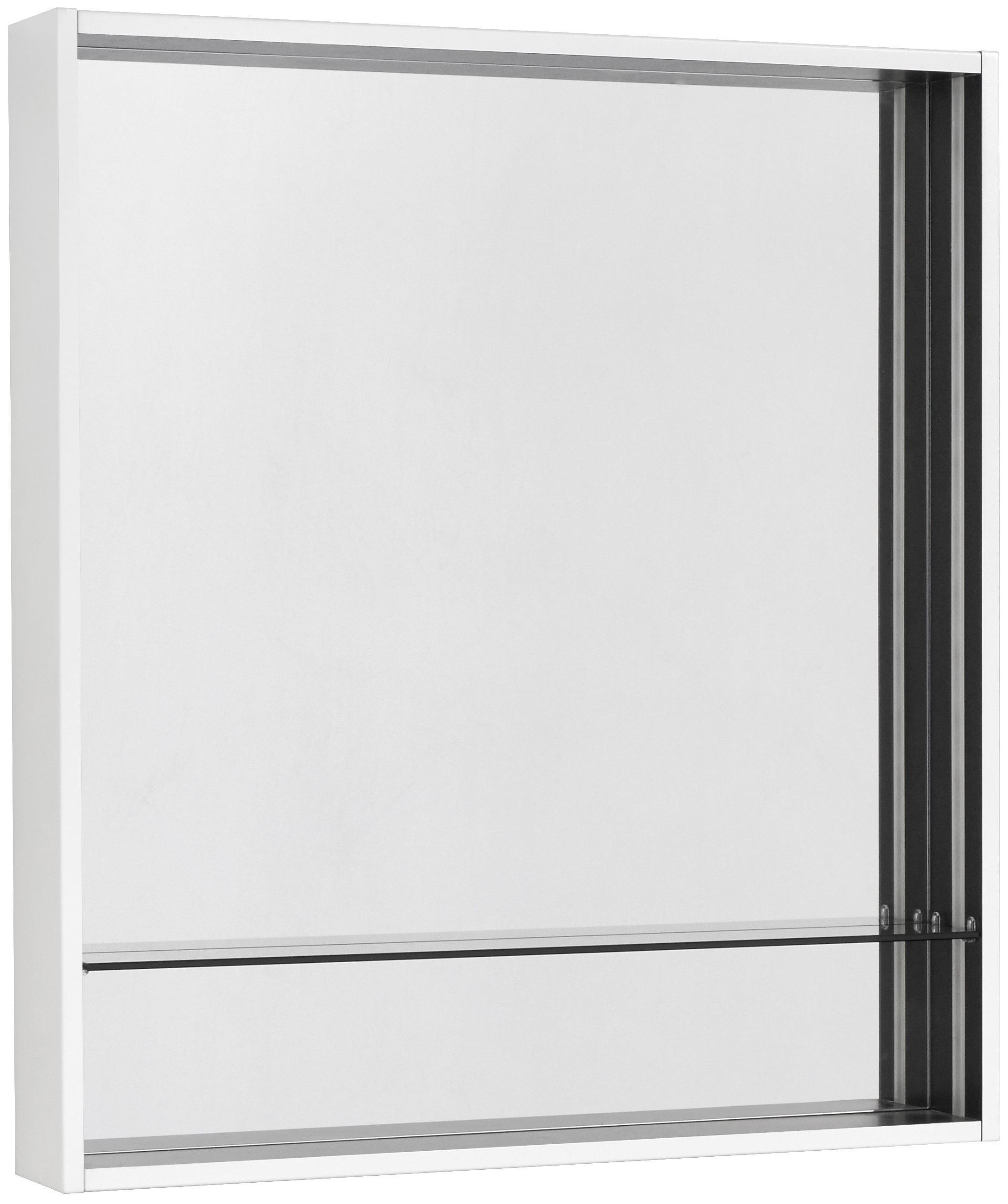 Зеркальный шкаф Акватон Ривьера 60 с LED подсветкой, белый матовый