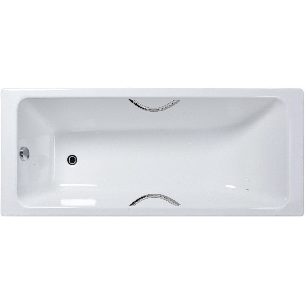 Ванна чугунная Оптима 170x70 с отверстиями для ручек