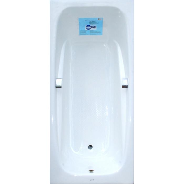 Ванна чугунная Aqualux 180x85 с отверстиями для ручек