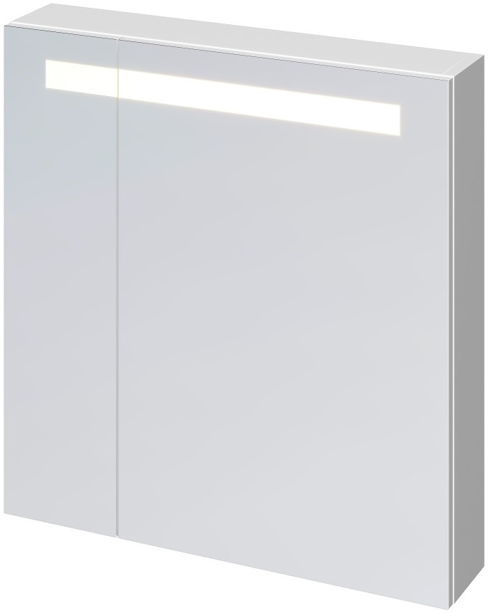 Зеркальный шкаф Cersanit Melar 70 с подсветкой, белый