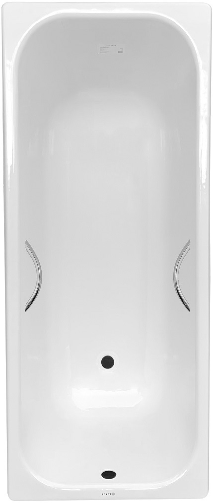 Ванна чугунная Luxus White 170x70 с отверстиями для ручек