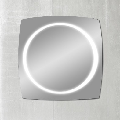 Зеркало Marka One Ventoso 70 с подсветкой
