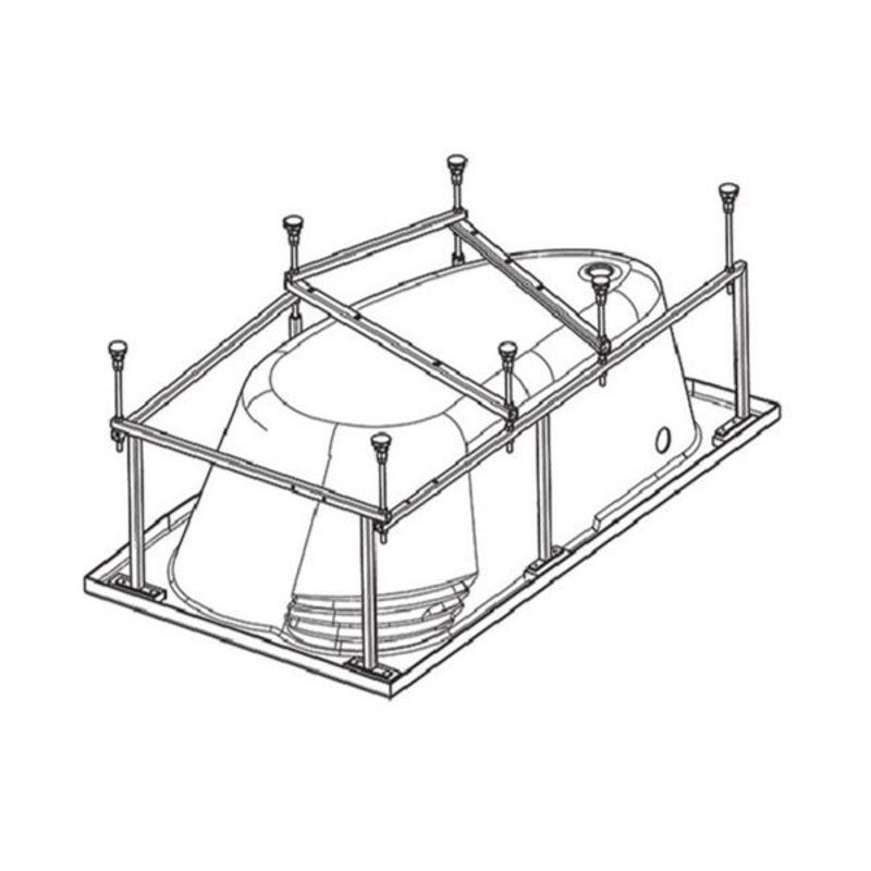 Монтажный комплект для акриловой ванны Roca Hall Angular 150x100