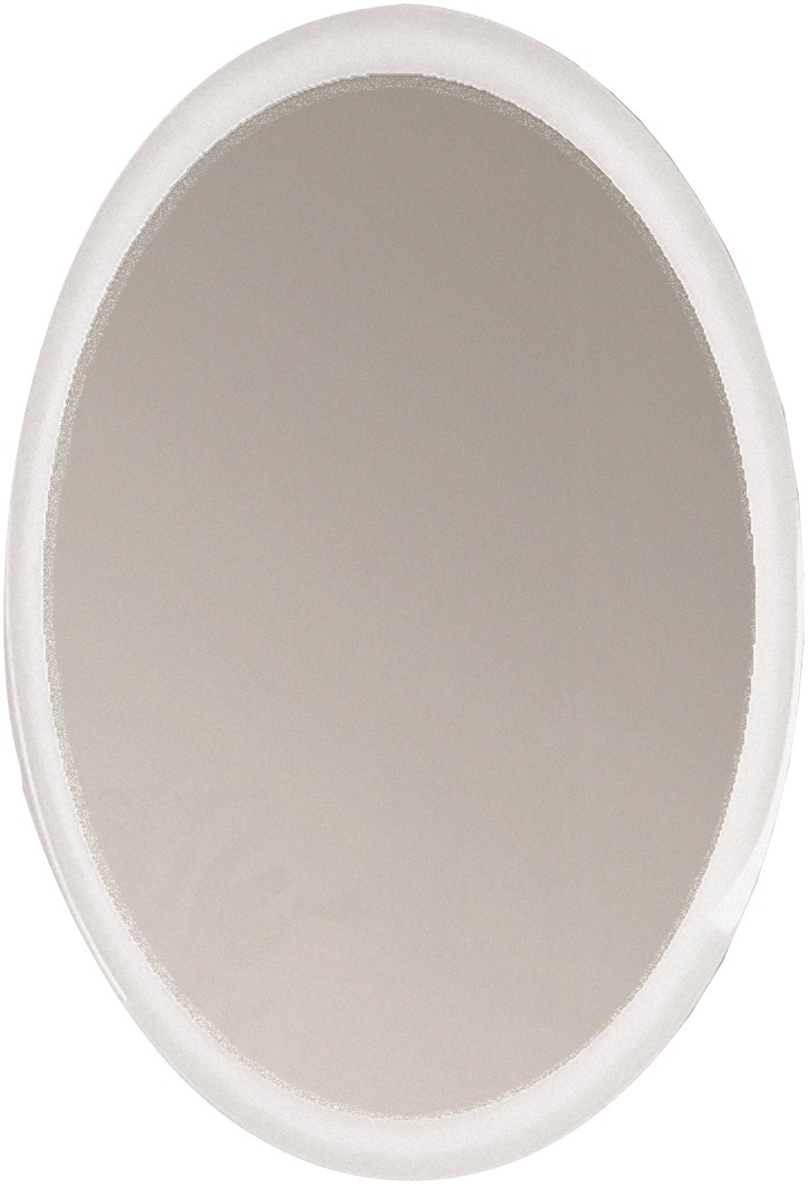 Зеркало Marka One Arrondi/Bonne 60 с подсветкой, white