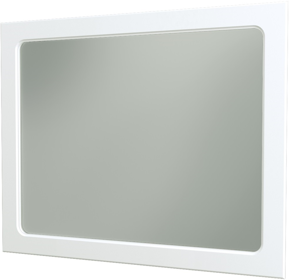 Зеркало 1Marka Прованс 105, белый глянец