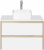 Тумба с раковиной Style Line Монако 80 Plus, ориноко/белый лакобель