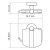 Держатель туалетной бумаги с крышкой Wasserkraft Nau K-7725 хром