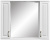 Зеркальный шкаф Stella Polar Кармела 100 с подсветкой, ольха белая