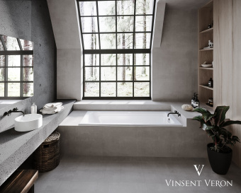 Ванна чугунная Vinsent Veron Kingston 180x80