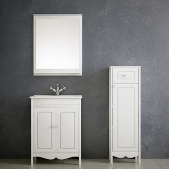 Зеркало Corozo Блюз 65, белое