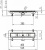 Водоотводящий желоб Alpen Klasic/Floor ALP-450KN1 51.5 см с рамкой, матовый