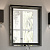 Зеркало Kerama Marazzi Pompei 60 с LED подсветкой, черное