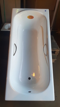 Ванна чугунная Finn Respekt 180x80 с отверстиями для ручек