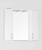 Зеркальный шкаф Style Line Эко Стандарт Панда 90/С с подсветкой, белый