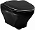 Унитаз подвесной Gustavsberg Estetic 8330 Hygienic Flush безободковый с сиденьем микролифт, черный