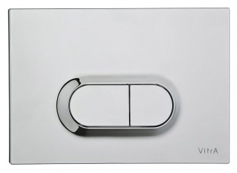 Комплект VitrA Normus 9773B003-7202 инсталляция + подвесной унитаз с сиденьем дюропласт + кнопка смыва (хром)