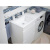 Тумба с раковиной Corozo Альтаир 120 L напольная, белая, над стиральной машиной