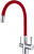 Смеситель для кухни Lemark Comfort LM3075C-Red с гибким изливом, с подключением к фильтру