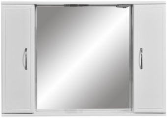 Зеркальный шкаф Stella Polar Концепт 100/С с подсветкой, белый