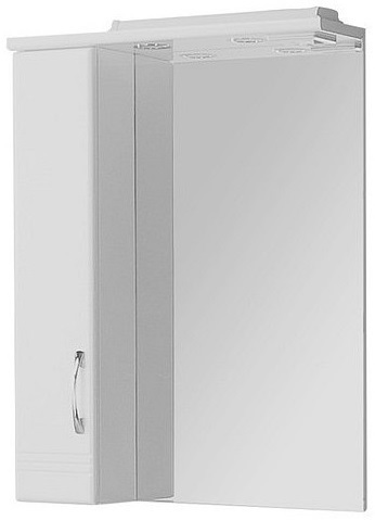 Зеркальный шкаф Акватон Онда 60 L с LED подсветкой, белый