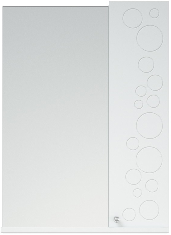 Зеркальный шкаф Corozo Орфей 50, белый